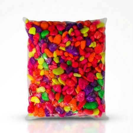 Piedras de colores granulometría grande