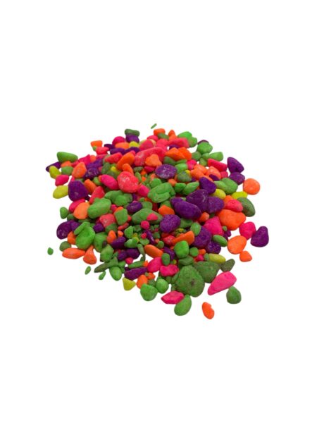 Piedras de colores granulometría grande