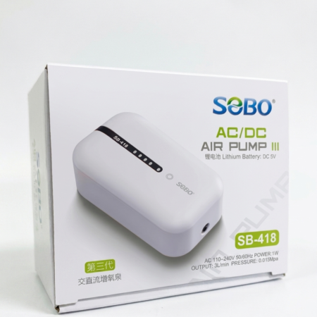 Sobo Bomba Aireadora Recargable SB-418