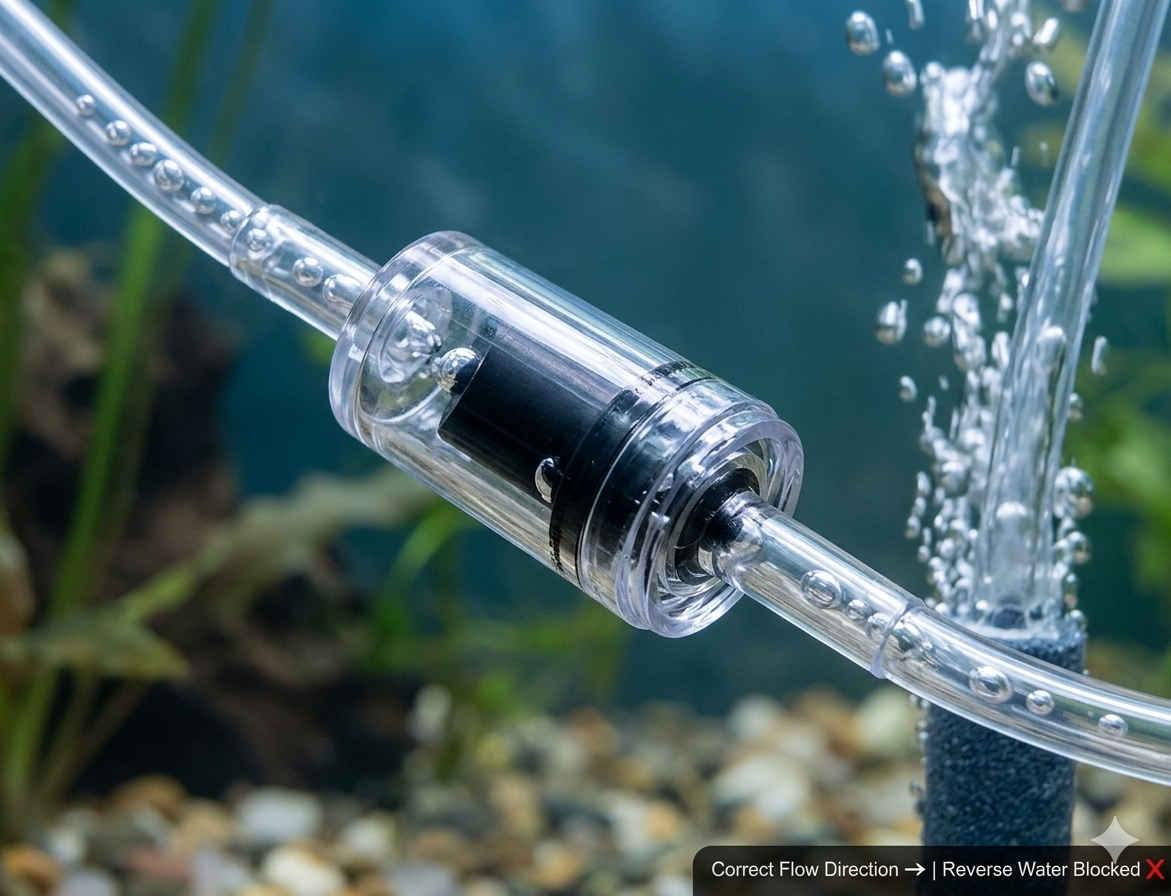 Válvula Antiretorno Transparente