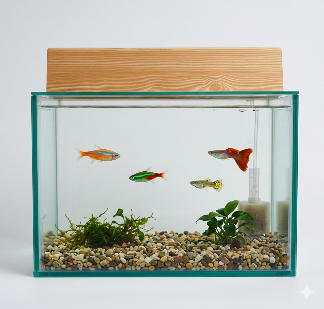 Acuario Con Tapa De 40cm - Imagen 2