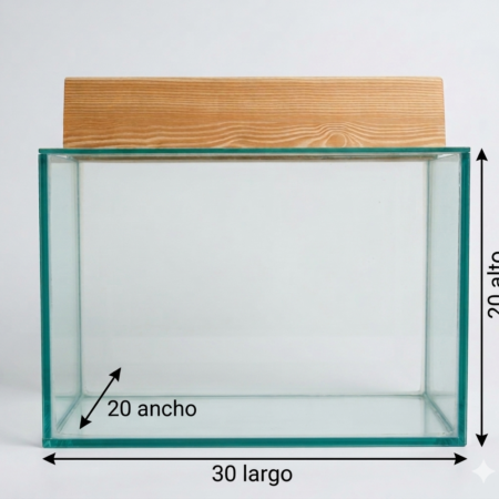 Acuario Con Tapa De 30cm