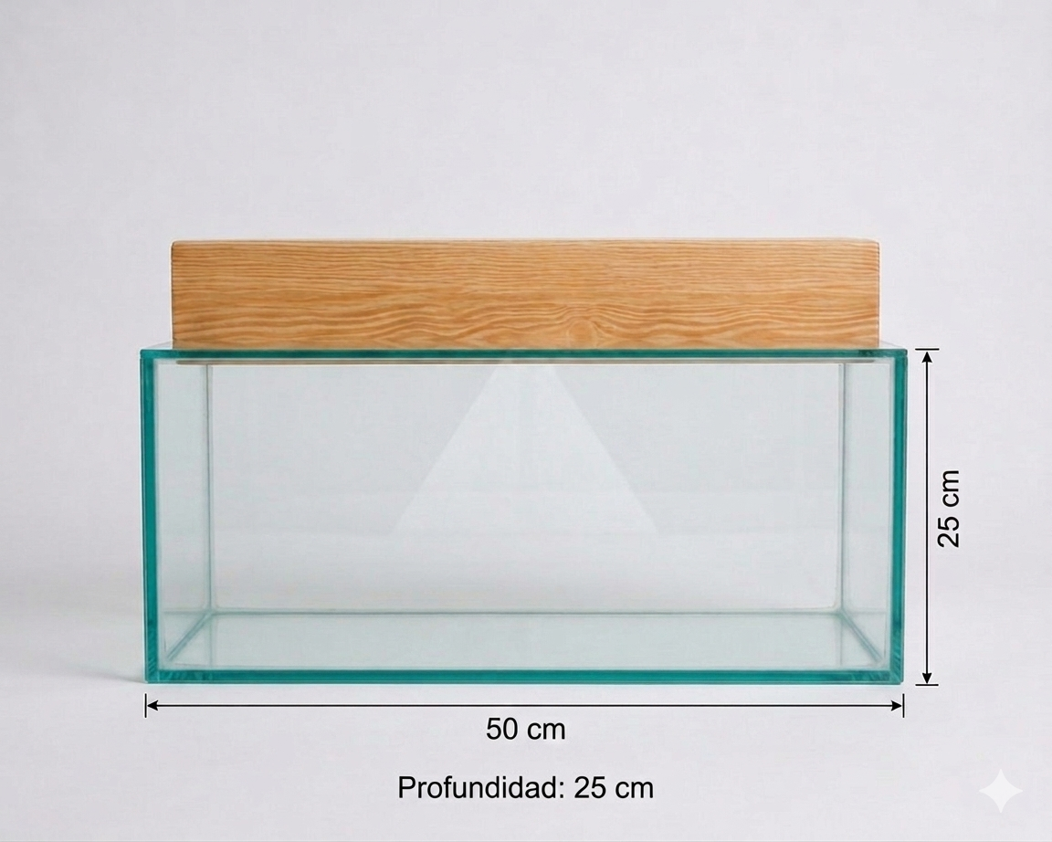 Acuario Con Tapa De 50cm