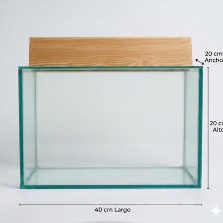 Acuario Con Tapa De 40cm