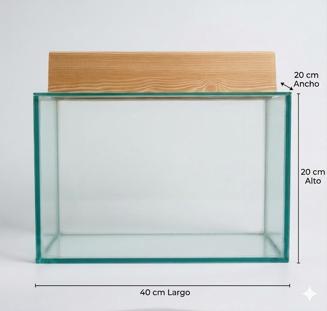 Acuario Con Tapa De 40cm