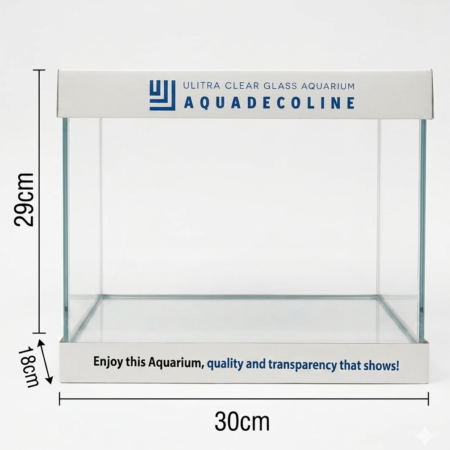 AquaDecoline Acuario Vidrio Ultra Claro 30 cm