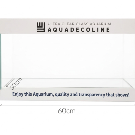 AquaDecoline Acuario Vidrio Ultra Claro 60 cm