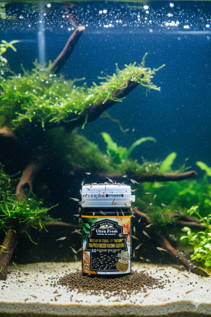 Ultra Fresh Delicias de Camarón "Micron" Para Peces Recién Nacidos
