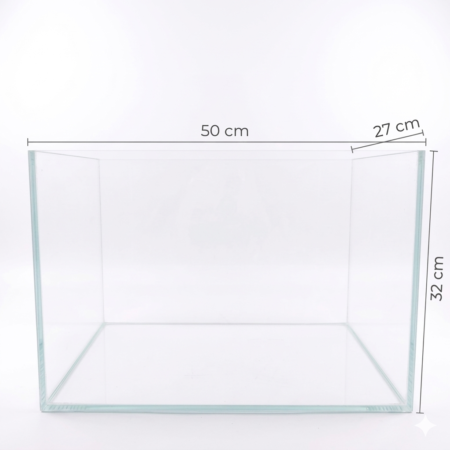 Acuario Vidrio Ultra Claro 44ltr