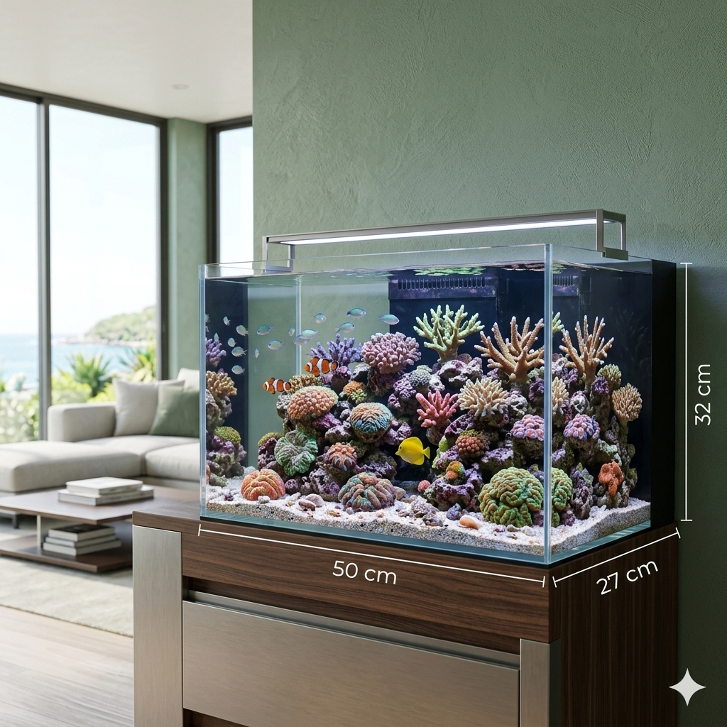 Acuario Vidrio Ultra Claro 44ltr