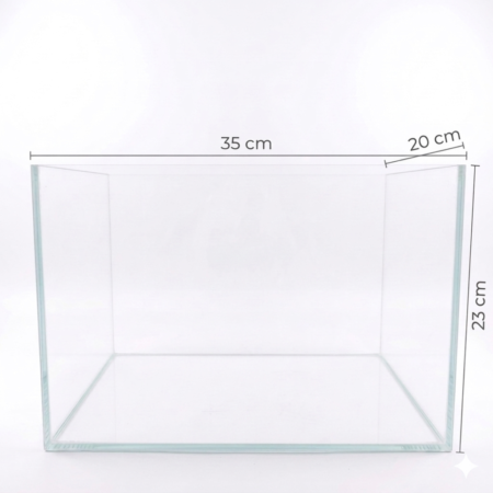 Acuario Vidrio Ultra Claro 16.5lt