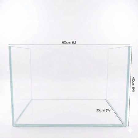 Acuario Vidrio Ultra Claro 85lt