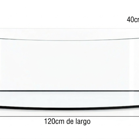 Acuario Curvo Frontal Aquael 240 lt