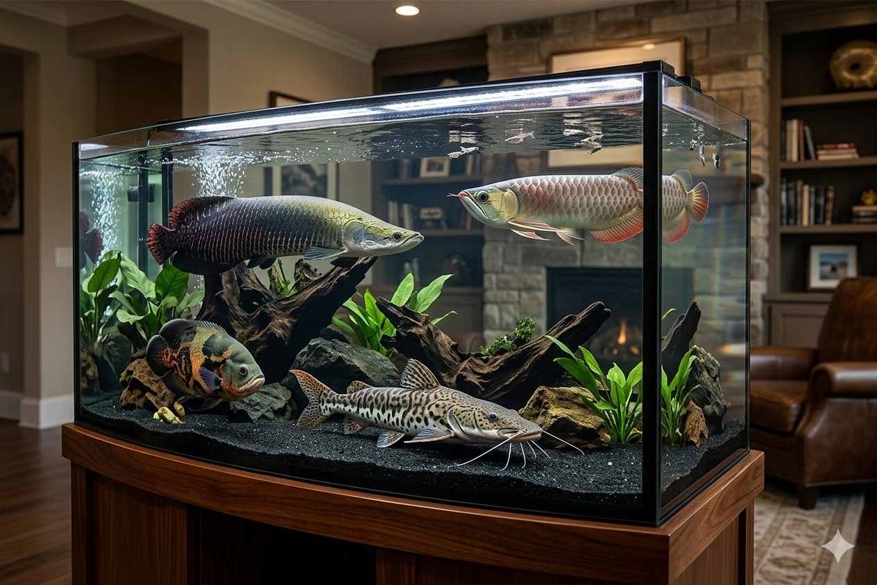 Acuario Curvo Frontal Aquael 240 lt