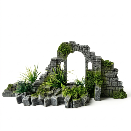 Adorno arco pared antigua