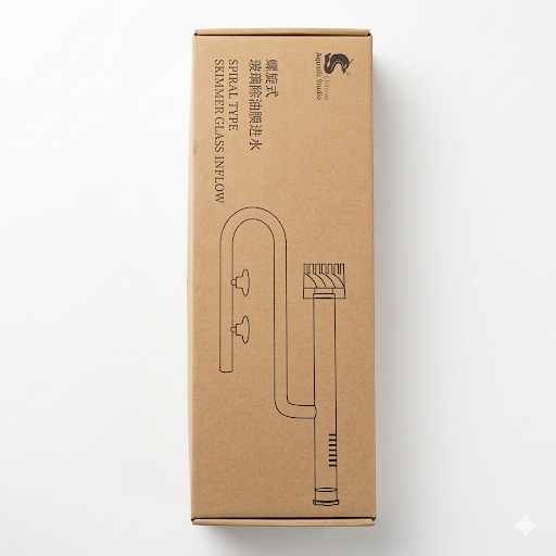 Inflow Vidrio Skimmer Espiral Chihiros Talla M