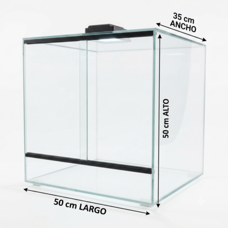 Terrario Cristal Natural 87lt