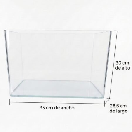 Acuario Frontal De Filos Ovalados 28 cm